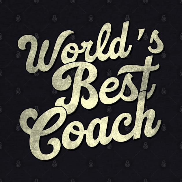 World's best coach. Perfect present for mother dad father friend him or her by SerenityByAlex